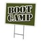 Signmission Boot Camp Yard Sign & Stake outdoor plastic coroplast window, C-2436 Boot Camp C-2436 Boot Camp - alternate 1